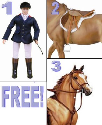 Breyer Model Horses - Hunter 3 for 2 Special Offer!